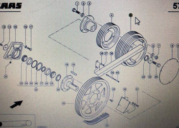 00 0667 426 0/Claas piasta zaciskająca/Claas Lexion 580 670 750-730 770-76…