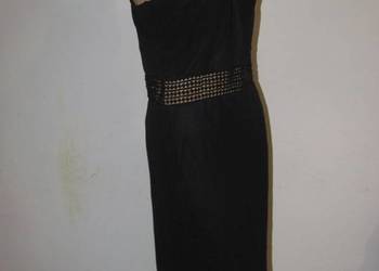 sukienka PINK czarna r. 12 L 40 na ramiączkach BM24413