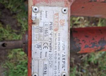 Pług Akpil CZH 350 Pług Akpil CZH 350