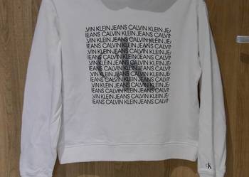 Calvin Klein świetna bluza mieniące logo 34 XS