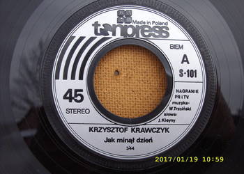 Singiel; KRZYSZTOF KRAWCZYK--JAK minal dzien.