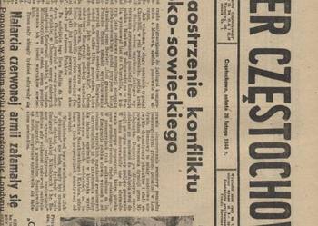 Kurier Częstochowski R.VI (1944) Nr.49