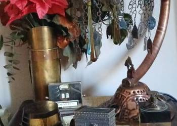 Zabytkowy secesyjny kalamarz z XIX wieku