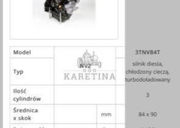 Yanmar 3TNV84T - Blok Wał Głowica [CZĘŚCI]