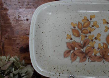 & Patera & Talerz & Porcelit Nakrapiany & PRL &