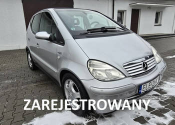 Mercedes A 160 1,6benz Klimatyzacja.Alu.Kam.Cofania.4x El.szyby.Centralka.…