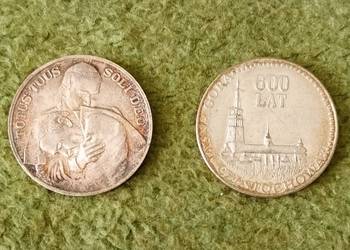 Medale Jan Paweł II oraz Klasztor 600 lat Jasnej Góry zestaw dwóch sztuk.