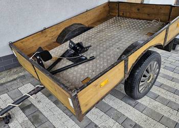 Przyczepa Retro zarejestrowana uchwyt do motoru