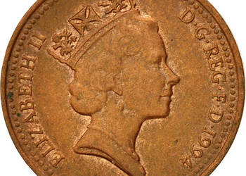Monety Wielka Brytania ELIZABETH II,Two Pence z 1994r.,