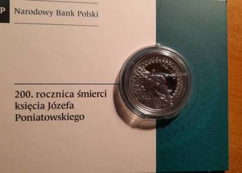 Moneta srebrna "200 rocznica śmierci ks. Józefa Poniatowskiego" z 2013 r.