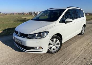 VW Touran 2.0 TDI 110KM DSG Navi Klimatronic 7-osób Jeden właściciel BIALY