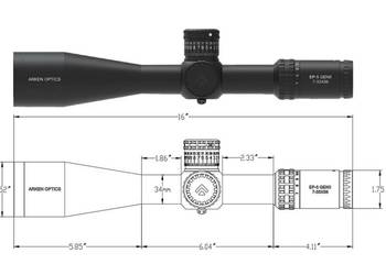 Arken EP-5 GenII 7-35x56 Rifle Scope  1/4 MOA  niekokesz.pl
