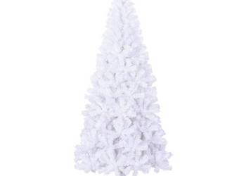 vidaXL Sztuczna choinka ze stalowym stojakiem, 210 cm(SKU:242421)