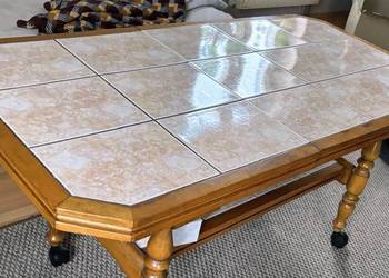 Ława rozkładana, stół , lat 90