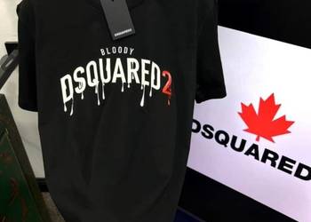 T-shirt męski bawełniany Dsquared2 - nowoczesny look, rozmiar XL