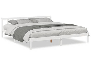 Dłuższe łóżko bez materaca lite drewno sosnowe 180x210 cm WM-852439
