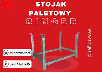 Kosz do składowania stempli Stojak do podpór EU 1200×800 RINGER paleta