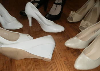 Buty damskie –białe, ecru, czarne, m.in. Brilu -rozmiar 39,