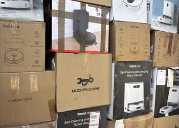 3 palety roboty sprzątające odkurzacze paleta mix AGD elektronika mix amazo