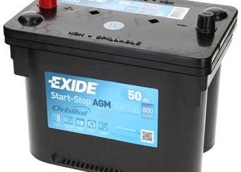 Akumulator Exide AGM 12V 50Ah 800A L+ EK508
