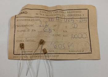 Kondensator 2,2pF 63V KCPe CERAD