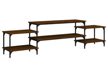 Szafka pod TV brązowy dąb 197x35x52 cm WM-826329