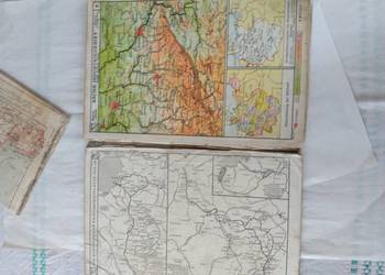 Stary atlas niemiecki.
