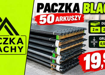 Paczka blachy trapezowej 19,99zł
