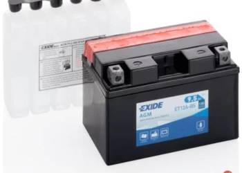 Akumulator motocyklowy EXIDE ET12A-BS YT12A-BS 12V 9.5Ah 130