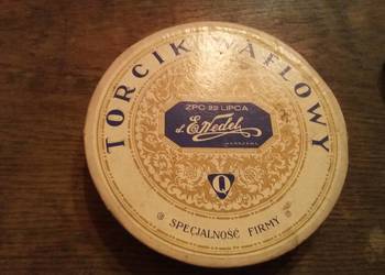 Pudełko po torciku wedlowskim. PRL