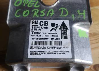 SENSOR moduł AIRBAG OPEL CORSA D 327963935