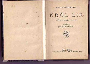 (964) KRÓL LIR - WILLIAM SHAKESPEARE