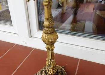 ponad 3 kg mosiądzu kandelabr lampa stara