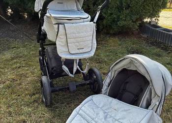 wózek Bebetto Torino (model 05) jasny szary 2w1