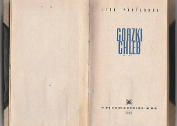 (7680) GORZKI CHLEB – LEON PASTERNAK