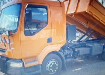 Renault midlum 210dci 2001r DMC15t specjalny wywrot pług piaskarka solarka