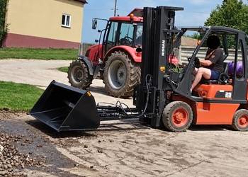 Łyżka do wózka widłowego hydrauliczna łycha szufla 120 150 180 200 cm #01