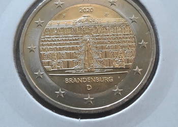 2 Euro Niemcy Brandenburg 2020 r.-men. F