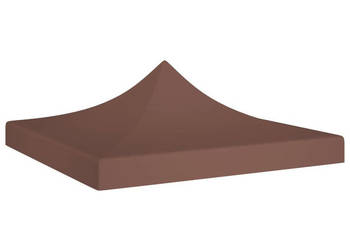 Dach namiotu imprezowego 3 x 3 m brązowy 270 g/m² WM-315323