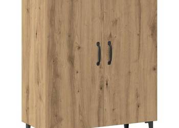 vidaXL Szafka, dąb artisan, 70x34x90 cm, materiał drewnopochodny(SKU:856889