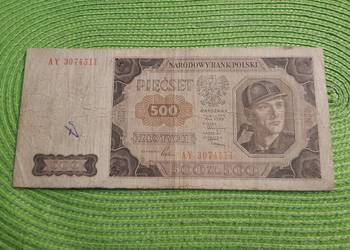 banknot polski 500 złotych z 1948r