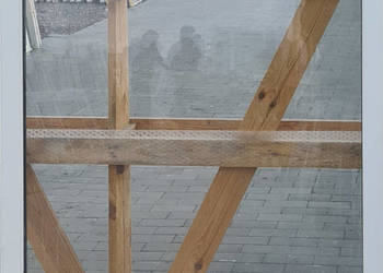 OKNA KacprzaK Witryna 108X128 FIX Używany PCV Plastikowy