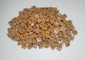 Lego Plate 1x1 Medium Nugat pakiet 100szt