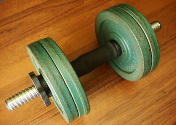 Hantla. Sztangielka. 10 kg, 4 x 2,5 kg