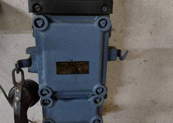 Zabytkowy telefon ZWUS Chorzów "sztywny"-kopalniany