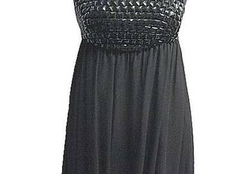 Sukienka czarna elegancka 34 XS biust 84