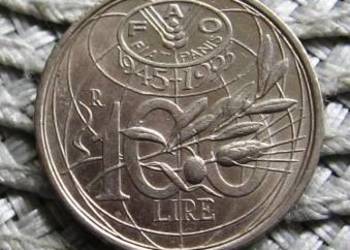 Włochy 100 Lirów 1995r---FAO