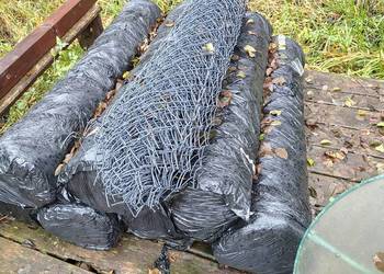 SIATKA OGRODZENIOWA 3.6mm 6,5x6,5cm 1,5m ANTRACYT 10m POWLEKANA PCV GRAFIT