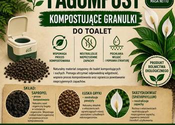 Fagompost  granulat żwirek  do toalety 15kg