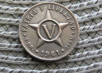 Kuba 5 Centavo 1961r